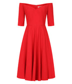 Royal Monk Red Amalia Swing Dress