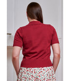 Banned Burgundy Cotton Rosanna Sweater