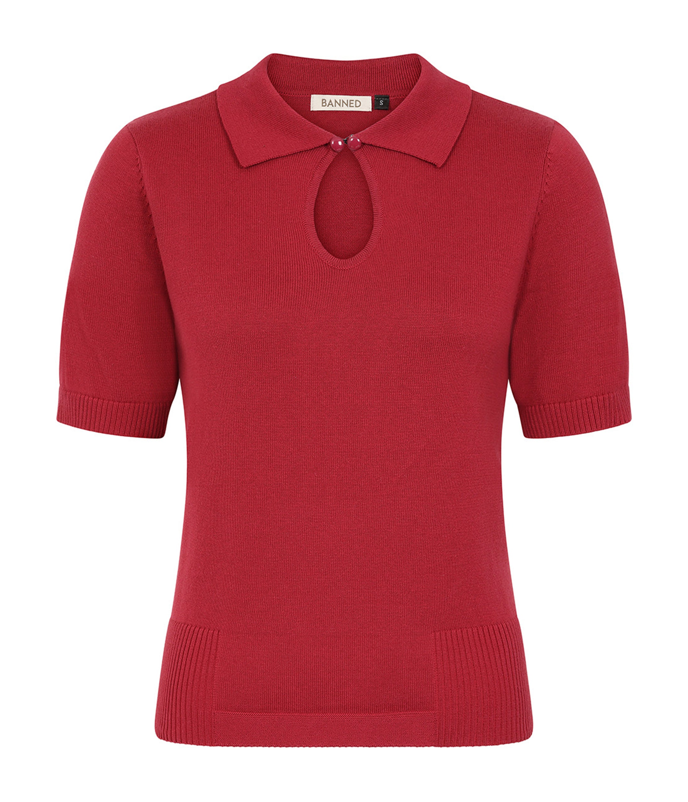 Banned Burgundy Cotton Rosanna Sweater