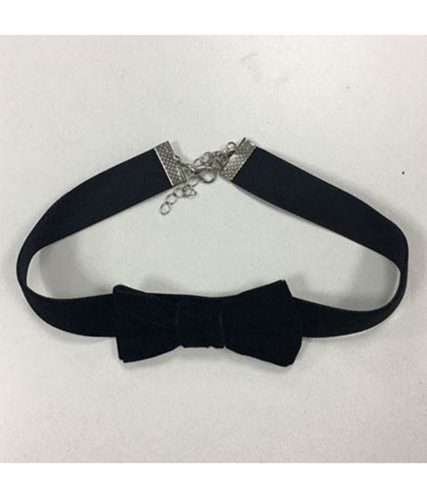 Black Bow Tie Velvet Choker