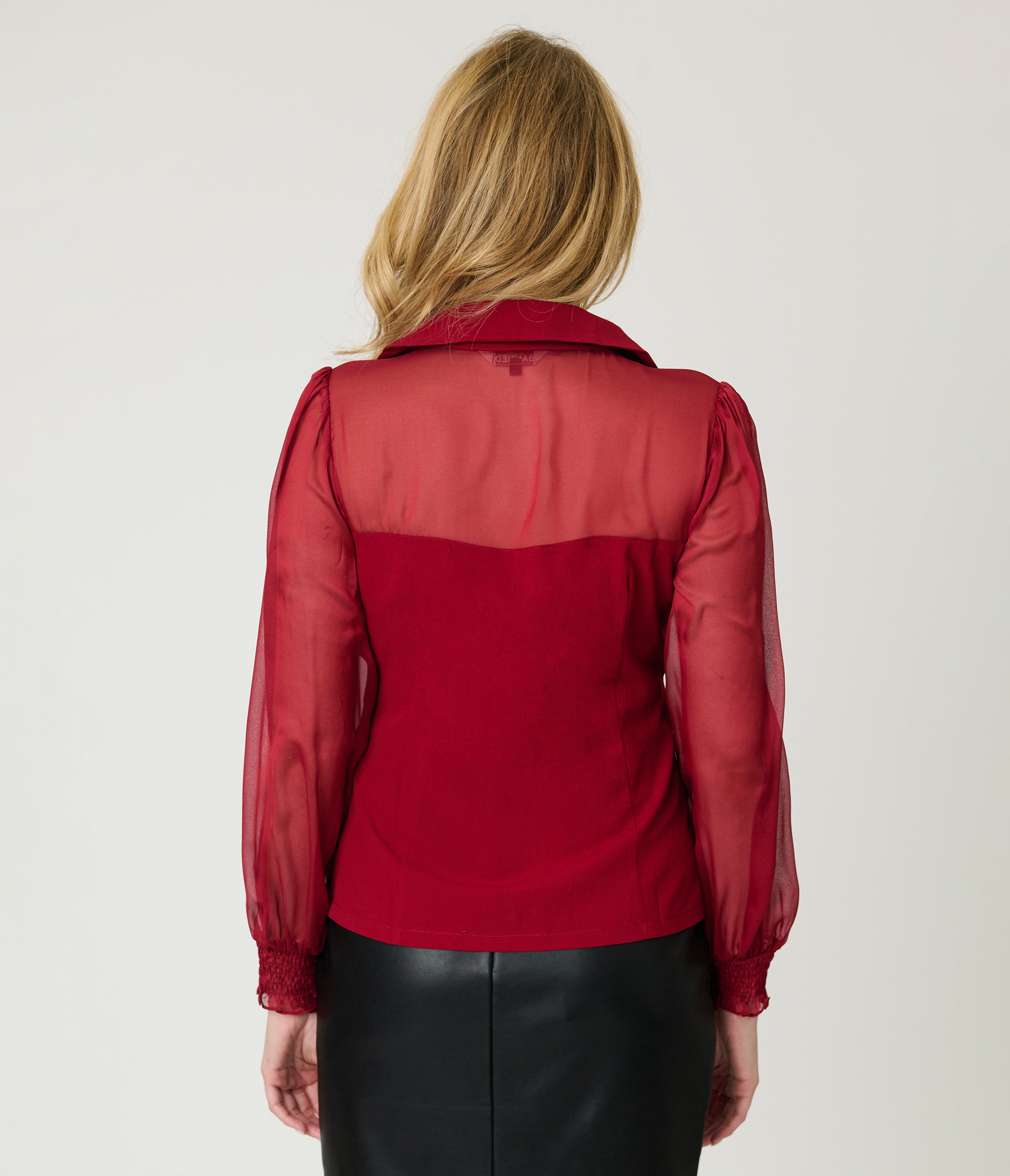 Banned Burgundy Bonnie Blouse