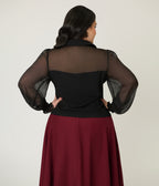 Banned Plus Size Black Bonnie Blouse
