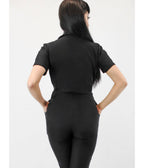 Black Utility Jumpsuit