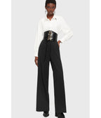Kill Star Black Pinstripe Oblivienne Trousers