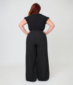 Kill Star Plus Size Black Pinstripe Oblivienne Trousers
