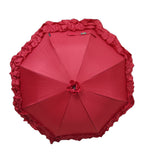 Red Ruffle Frill Umbrella