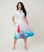 Disney Princess Collection by Unique Vintage Ariel Swing Skirt