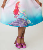 Disney Princess Collection by Unique Vintage Plus Size Ariel Swing Skirt