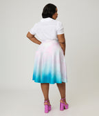 Disney Princess Collection by Unique Vintage Plus Size Ariel Swing Skirt
