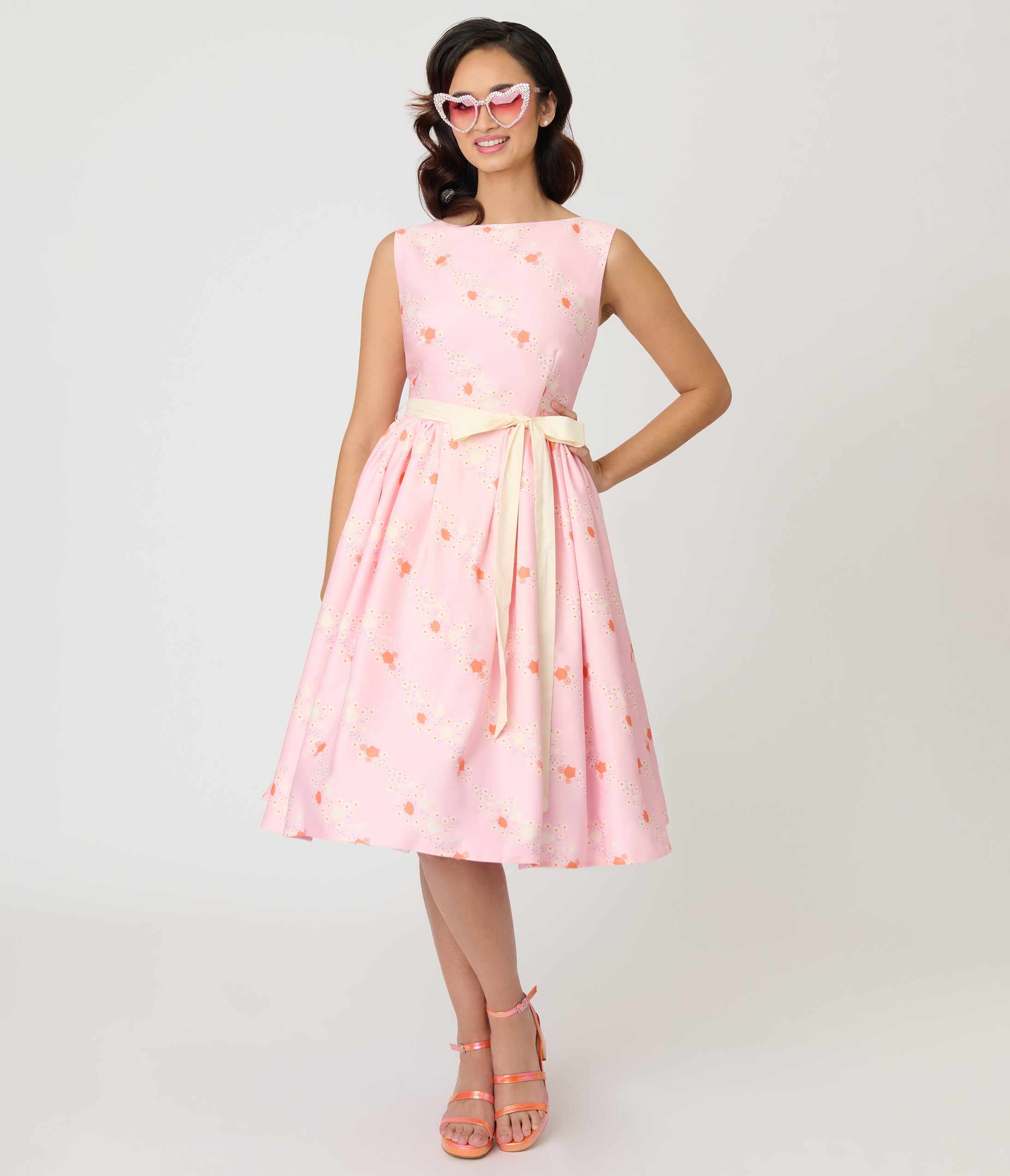 Disney Princess Collection by Unique Vintage Pink Princess Sleeveless