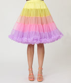 Preorder- Unique Vintage Sunset Ombre Ruffled Petticoat Crinoline