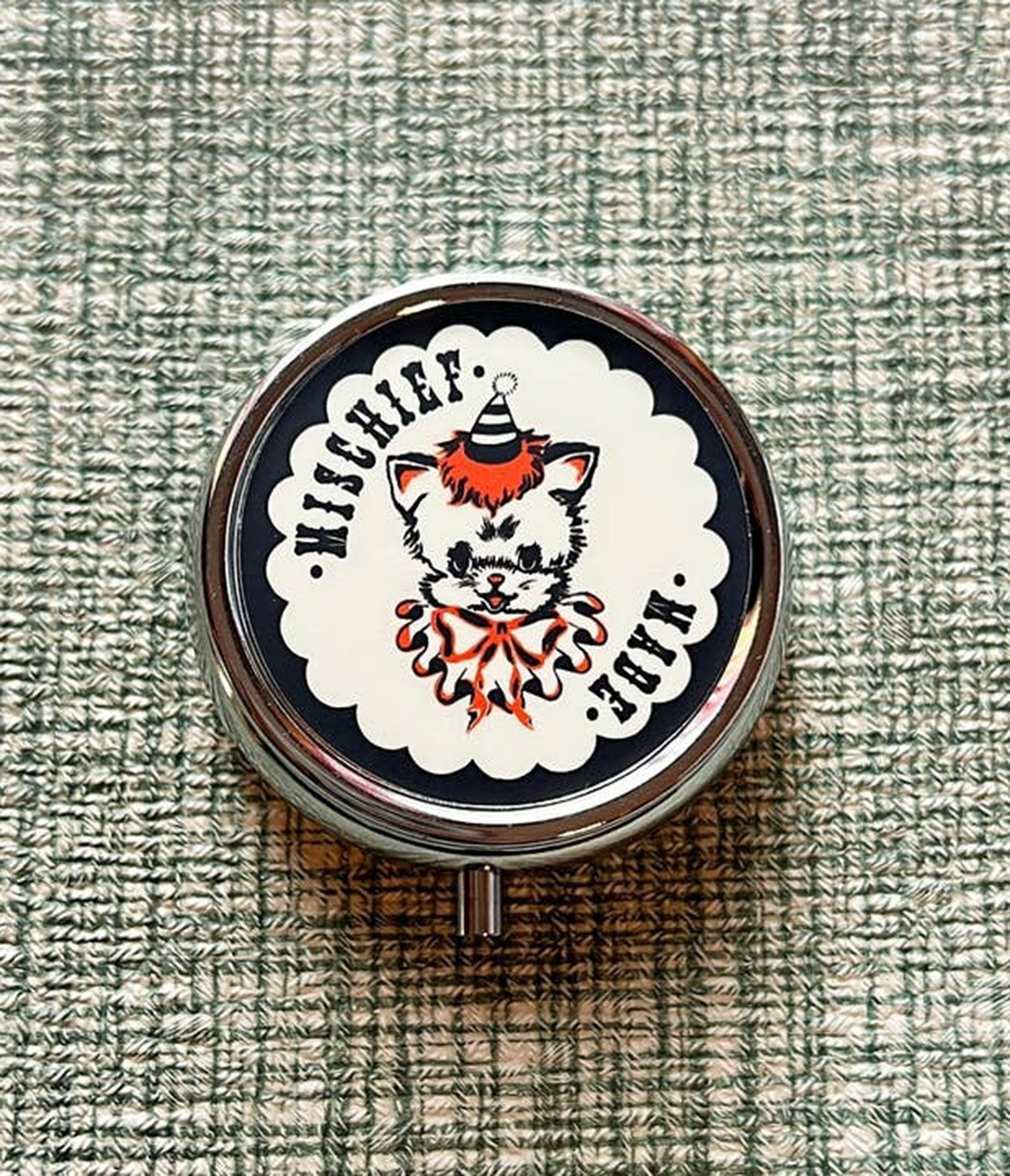 Clowny Cat Pill Case