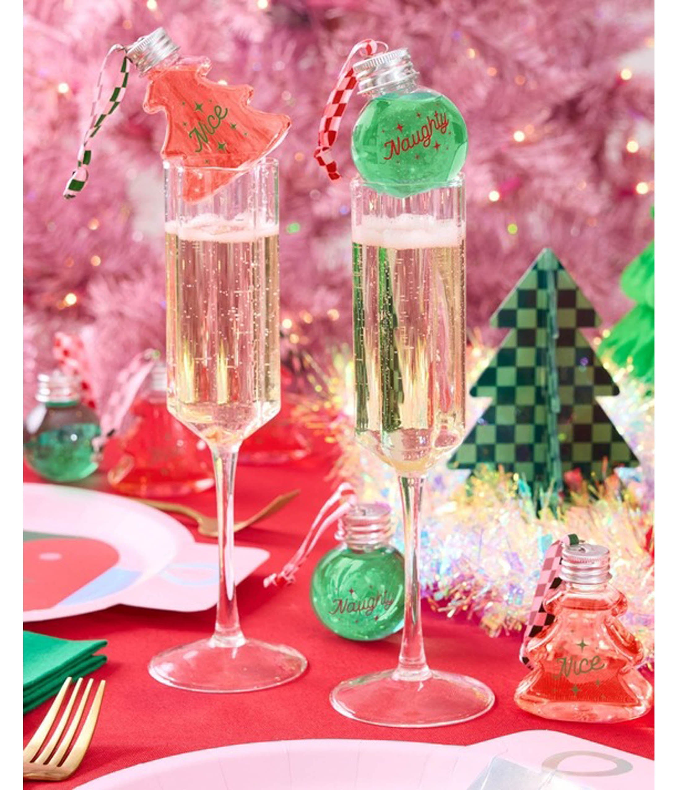 Christmas Spirit Shot Glass Ornaments