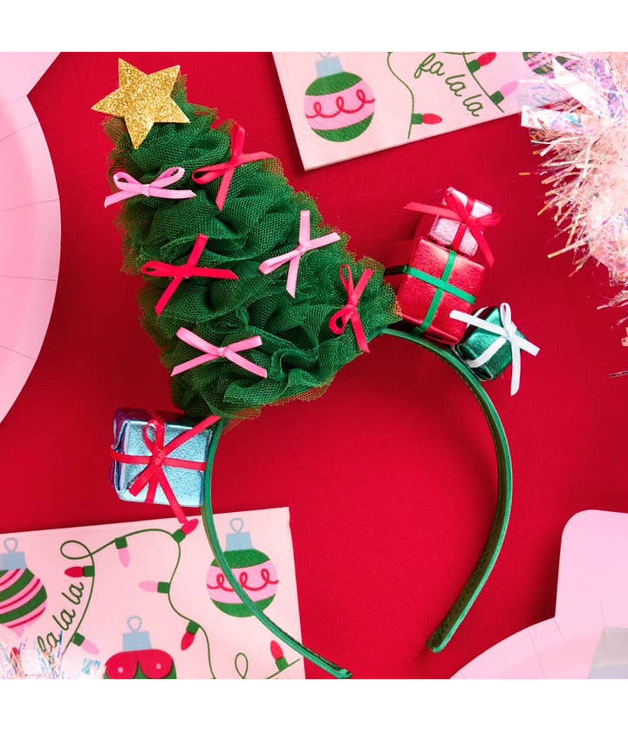 Christmas Tree & Presents Headband
