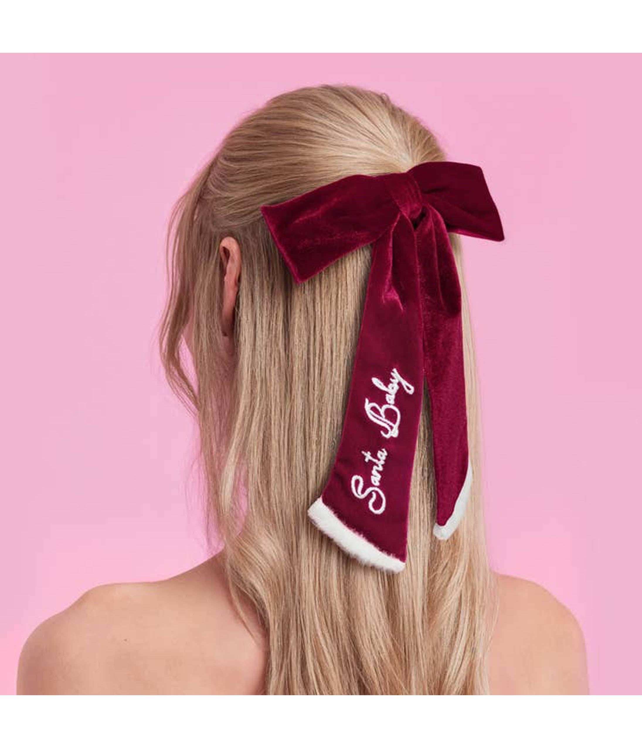 Santa Baby Bow Hair Clip