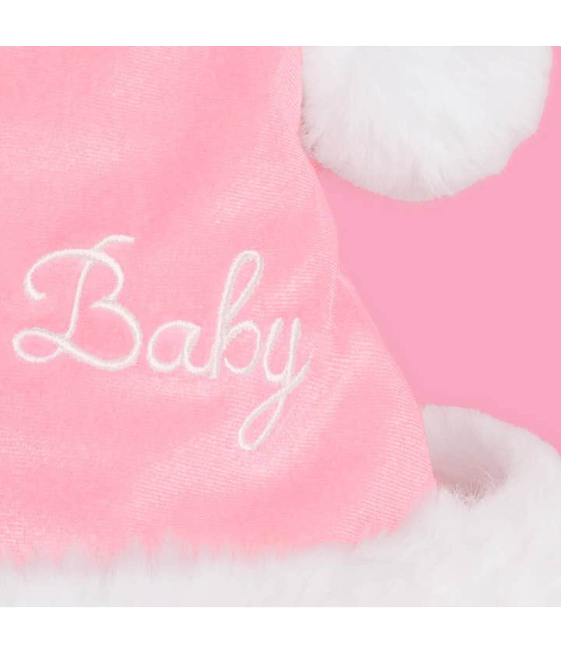 Pink Santa Baby Hat