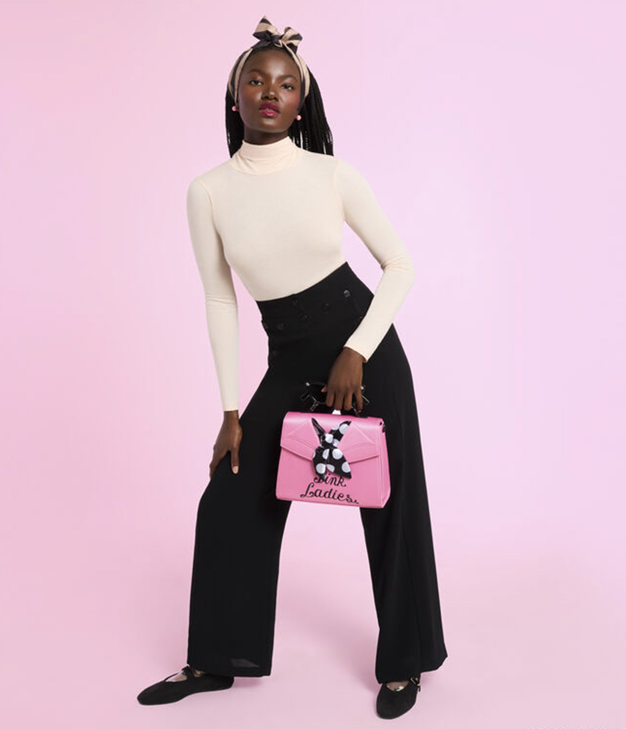 Loungefly Grease Pink Ladies Crossbody Bag