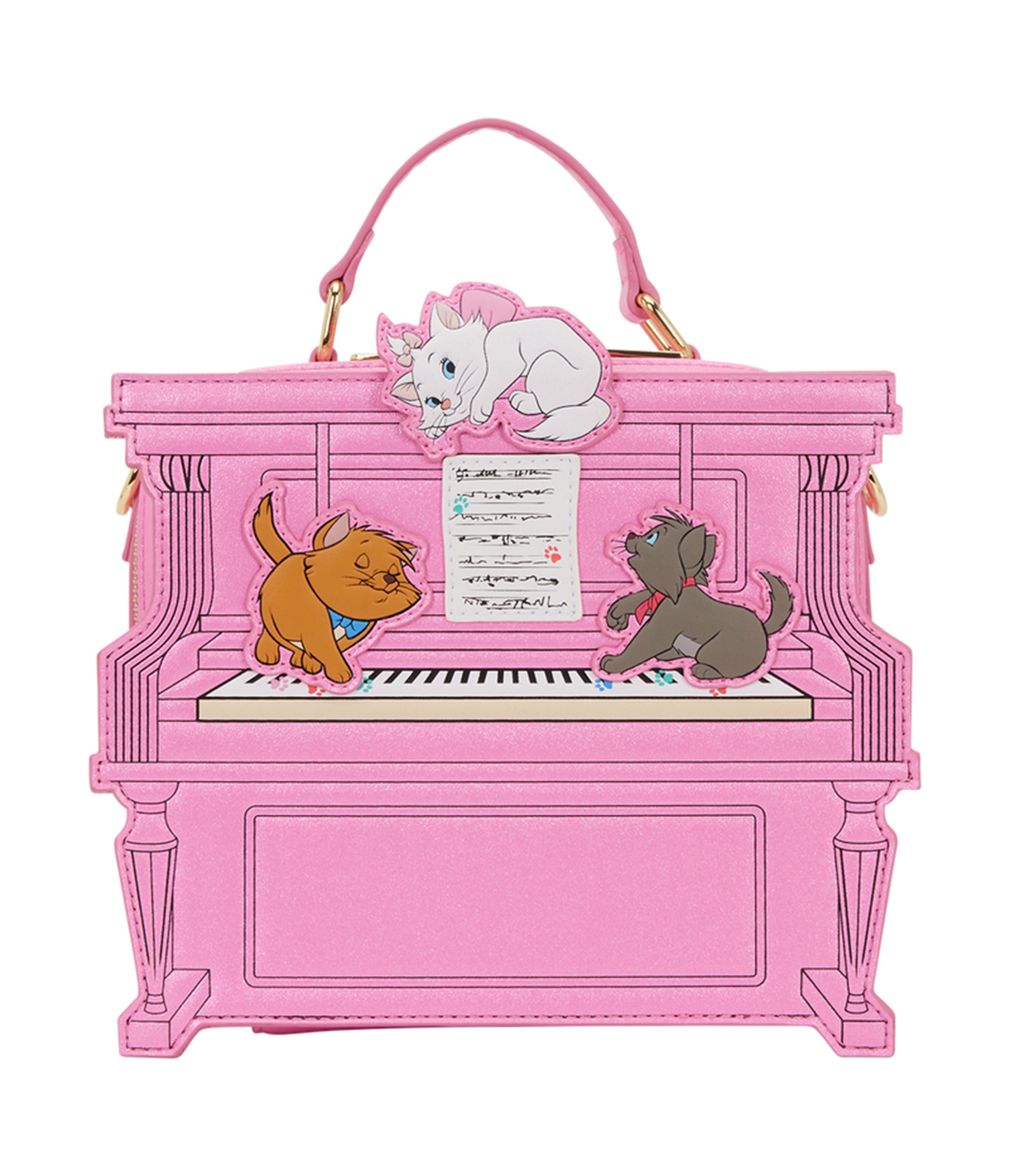 Loungefly Disney Aristocats Piano Crossbody Bag