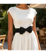 Black Bow Cinch Belt