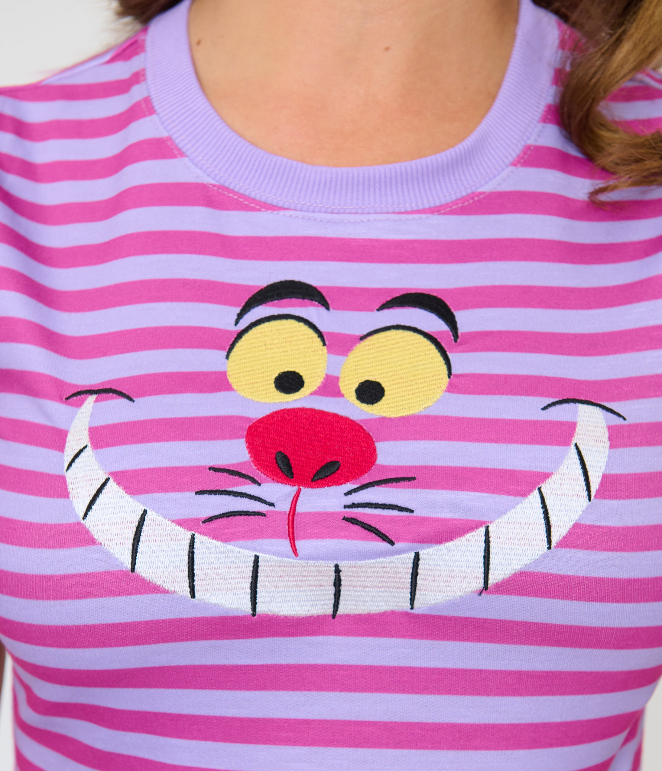 Disney Alice In Wonderland Collection By Unique Vintage Cheshire Cat Back to Basics Top
