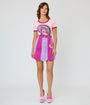 Disney Alice In Wonderland Collection By Smak Parlour Purple Cheshire Cat Corduroy Mini Skirt