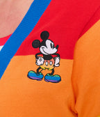 Disney Pride Collection by Unique Vintage Plus Size Rainbow Mickey Button Cardigan