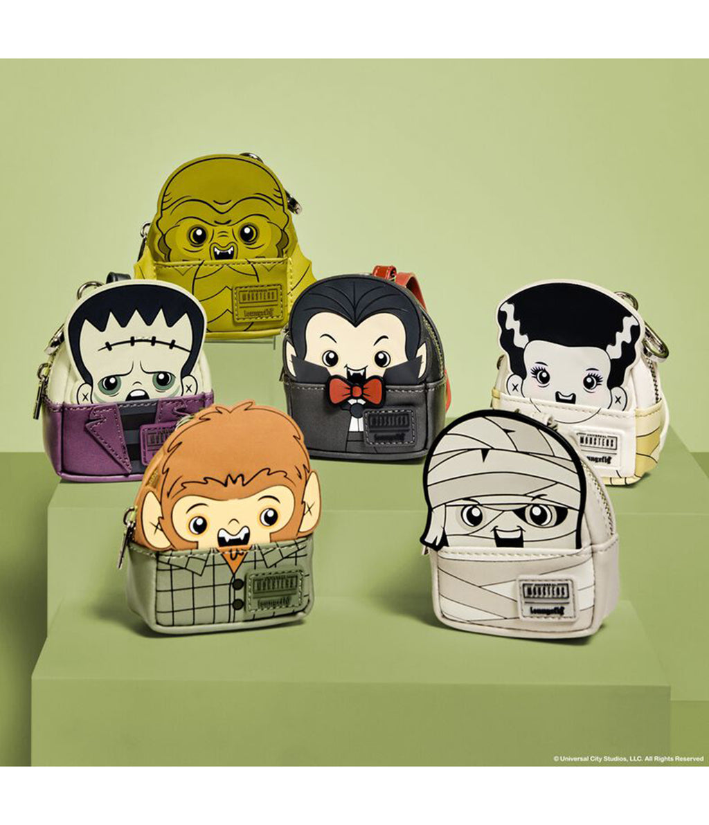 Loungefly Universal Monsters Cosplay Mystery Mini Backpack Keychain Charm