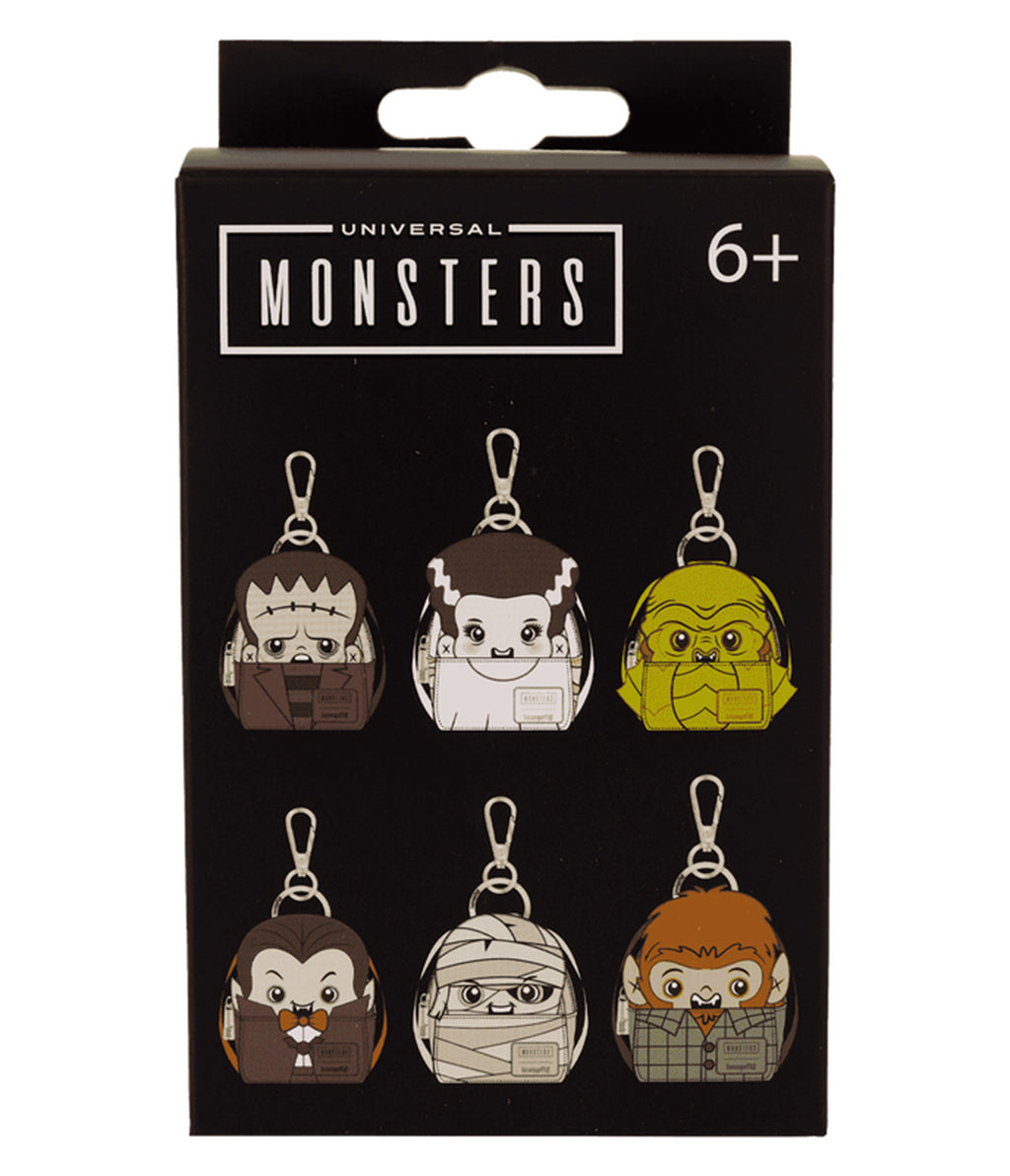 Loungefly Universal Monsters Cosplay Mystery Mini Backpack Keychain Charm