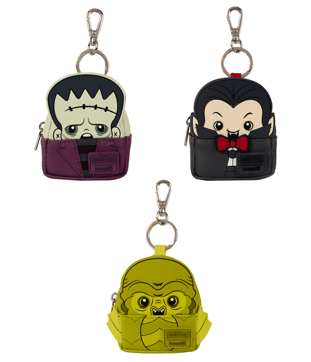 Loungefly Universal Monsters Cosplay Mystery Mini Backpack Keychain Charm