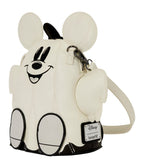 Loungefly Disney Mickey & Minnie Mouse Glow in the Dark Ghost Crossbody Bag