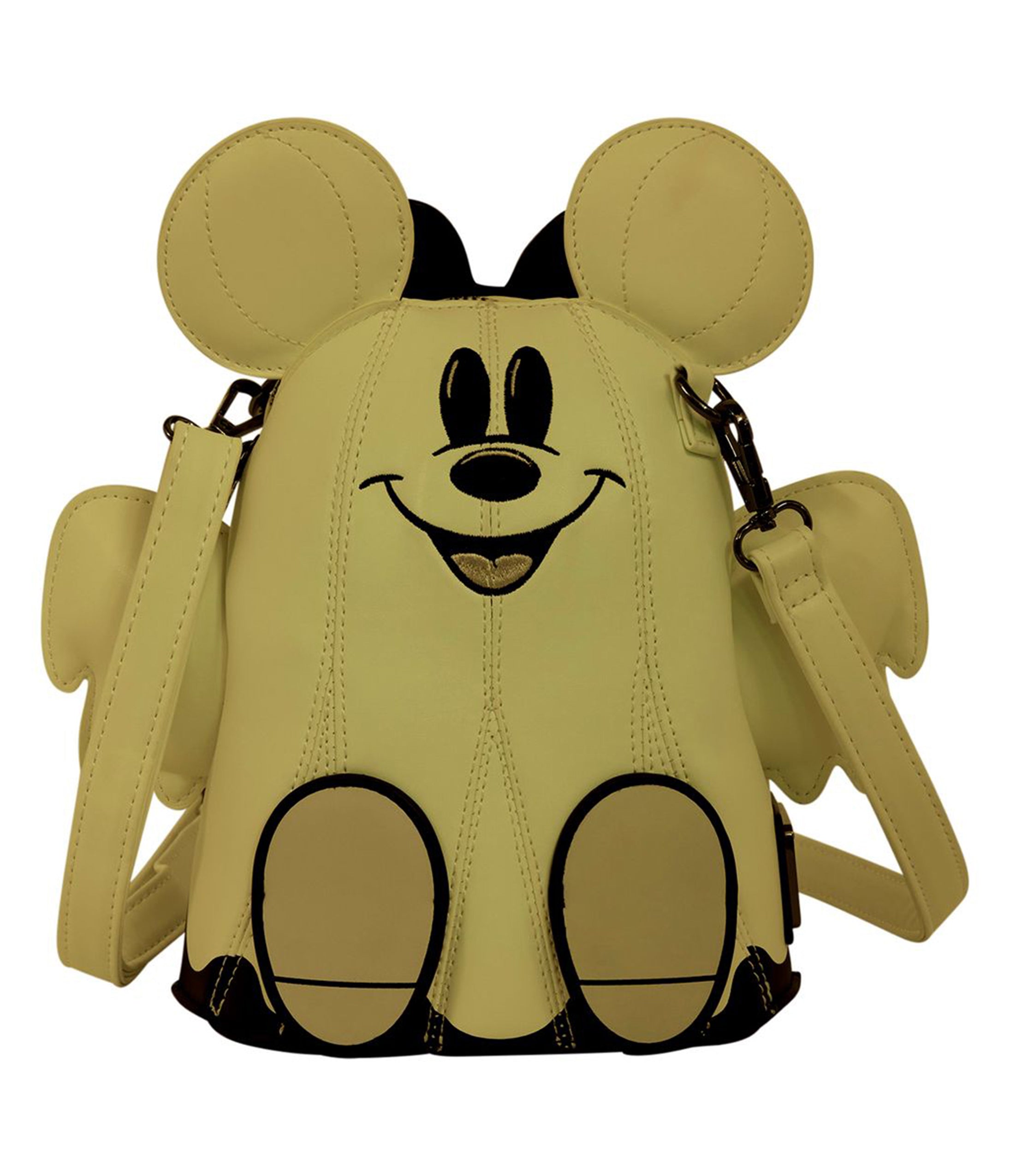 Loungefly Disney Mickey & Minnie Mouse Glow in the Dark Ghost Crossbody Bag