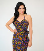 Unique Vintage Carnivorous Plants Leilani Sarong Dress