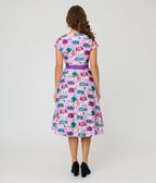 Disney Alice In Wonderland Collection By Unique Vintage Wonderland Map Hedda Swing Dress