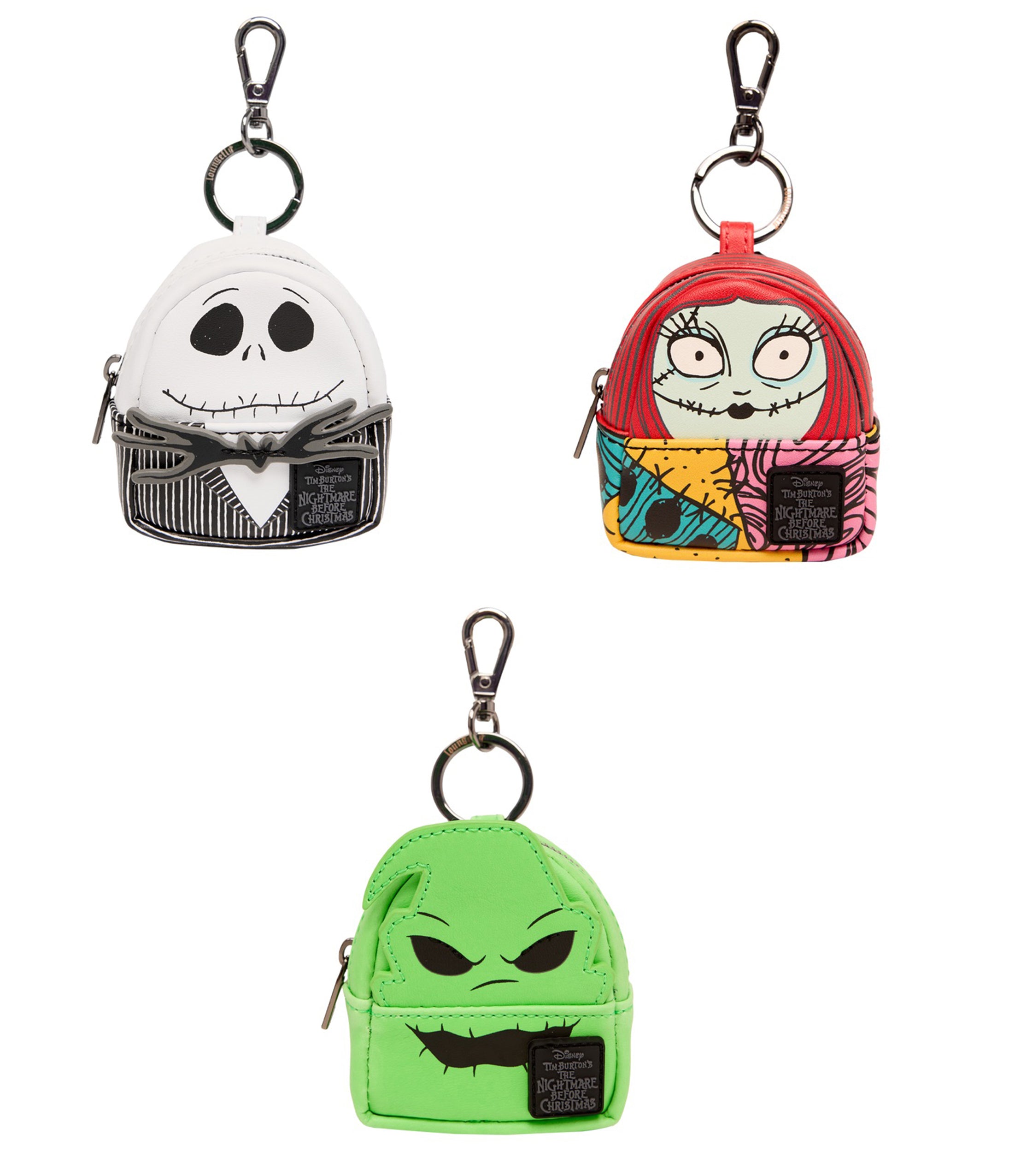 Loungefly The Nightmare Before Christmas Cosplay Mystery Mini Backpack Keychain Charm