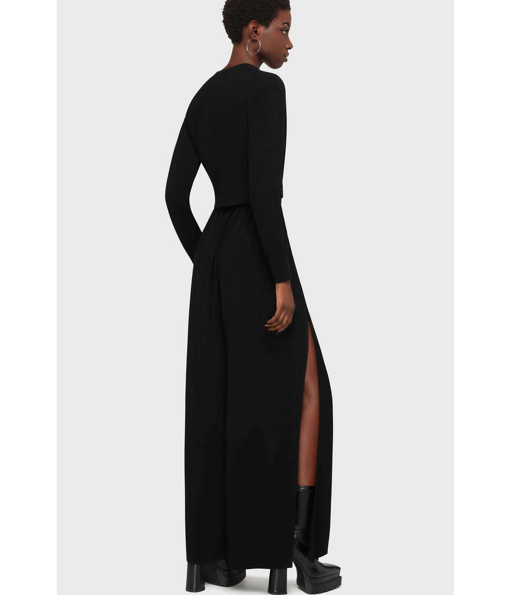 Kill Star Black Lanas Eclipse Cropped Cardigan