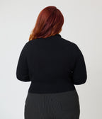 Kill Star Plus Size Black Lanas Eclipse Cropped Cardigan