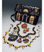 Betsey Johnson Black Boo & Breakfast Wallet On Chain