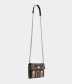 Betsey Johnson Black Boo & Breakfast Wallet On Chain