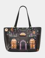 Betsey Johnson Black Boo & Breakfast Haunted House Tote