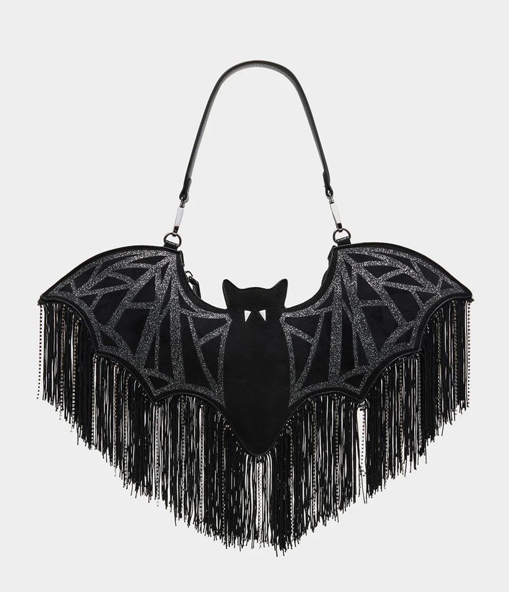 Betsey Johnson Black Wingin' It Bag
