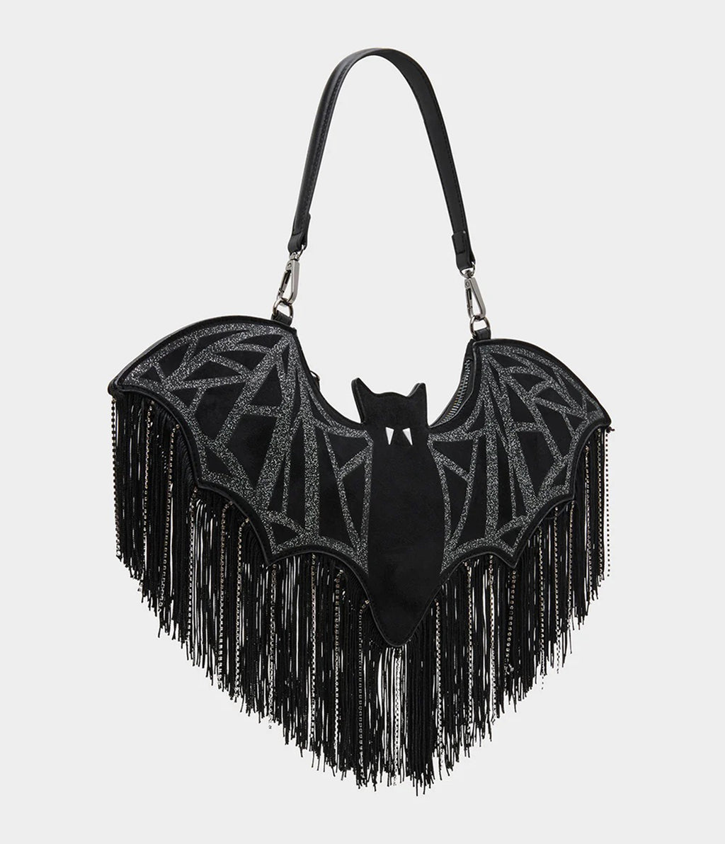 Betsey Johnson Black Wingin' It Bag