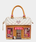 Betsey Johnson Brown Gingerbread Treat Me Right Handbag