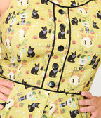 Retrolicious Plus Size Mystical Cats Elizabeth Dress