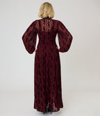 Harry Potter x Unique Vintage Burgundy Dark Mark Starlet Duster