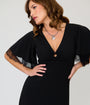 Smak Parlour Black Lace Inset Maxi Dress