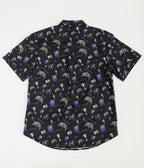 Harry Potter x Unique Vintage Black & Purple Horcruxes Mens Shirt