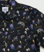 Harry Potter x Unique Vintage Black & Purple Horcruxes Mens Shirt