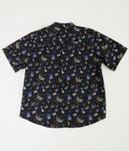Harry Potter x Unique Vintage Plus Size Black & Purple Horcruxes Mens Shirt