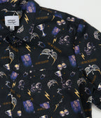 Harry Potter x Unique Vintage Plus Size Black & Purple Horcruxes Mens Shirt