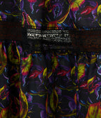 Unique Vintage Carnivorous Plants Tiered Midi Skirt